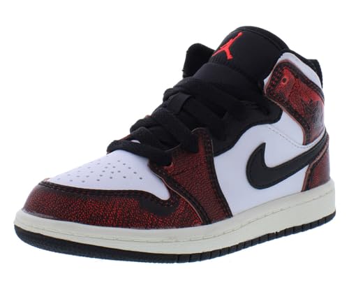 Nike Jordan 1 Mid SE PS Jungen Schuhe, Schwarz , 35 EU