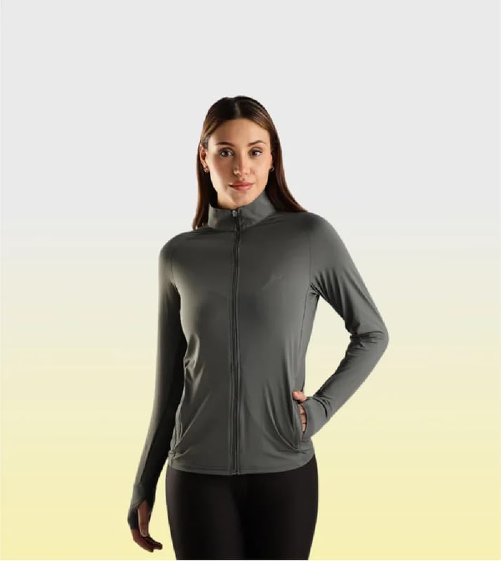 Image of Womens Sunscreen Jacket ICE Pro - UPF 50+ Cooling Jacket for Men & Women|Cool Rush Pro Tech,UV Protection,Breathable,Sweat-Wicking, Anti-Microbial, Lightweight Sun Hoodie for Outdoor Sports & Travel