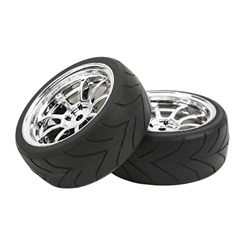 Rodas 1/10 RC, Amortecimento Forte Pneus RC de Textura Profundamente Irregular Alta Resistência à Ab