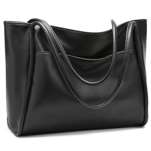 GAEKEAO Handtasche Damen Groß Shopper Tasche Tote Bag Schultertasche Wasserdichte Laptoptasche PU Leder mit Reißverschluss Innentasche Schultertaschen Arbeitstasche Reisetasche
