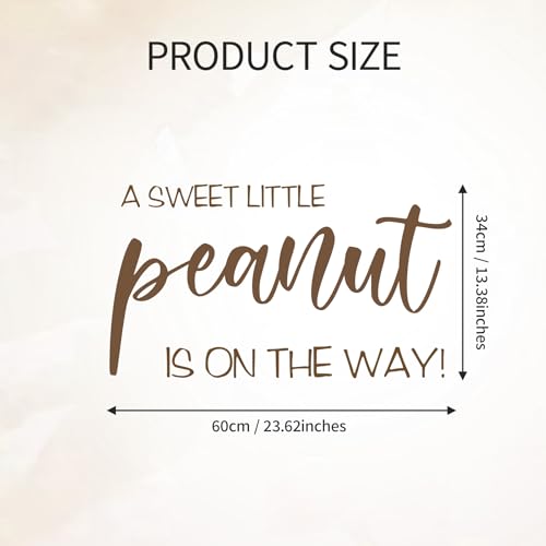 Vinilo Decorativo A Sweet Little Peanut para Fiesta Infantil miniatura 2