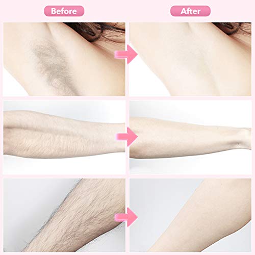 Hair Removal Cream Suit- 60ml Painless Hair Depilatory Cream and 30g Non-Irritating Hair Growth Inhibitor Cream, Friendly Flawless for All Skin Type