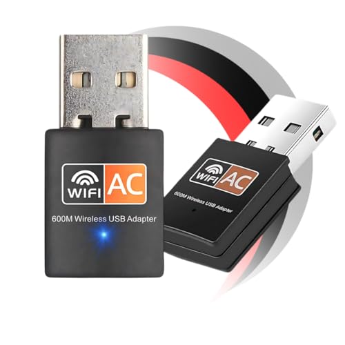 Antena Wifi Usb 5g Adaptador Receptor Dual Band 2.4/5ghz 600mbps Wireless Placa De Rede Wifi Gigabit