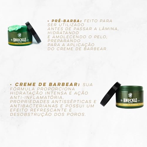 Talco Para Barbeiro Extra Fino Amido De Milho Aroma Amadeirado Linalo Knucklehead Pele Seca E Refres