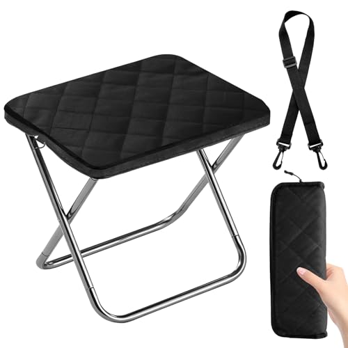 TabiLife 折りたたみ椅子 軽量450g ショルダー付き 持ち運び便利 座面拡大41%(35.5×26.5cm) 耐荷重120kg 座高34cm 収納袋一体型 アルミ合金 耐久性強化設計 コンパクト収納 折り畳み 携帯チェア キャンプ 椅子キャンプ コンサート 花見 家庭用