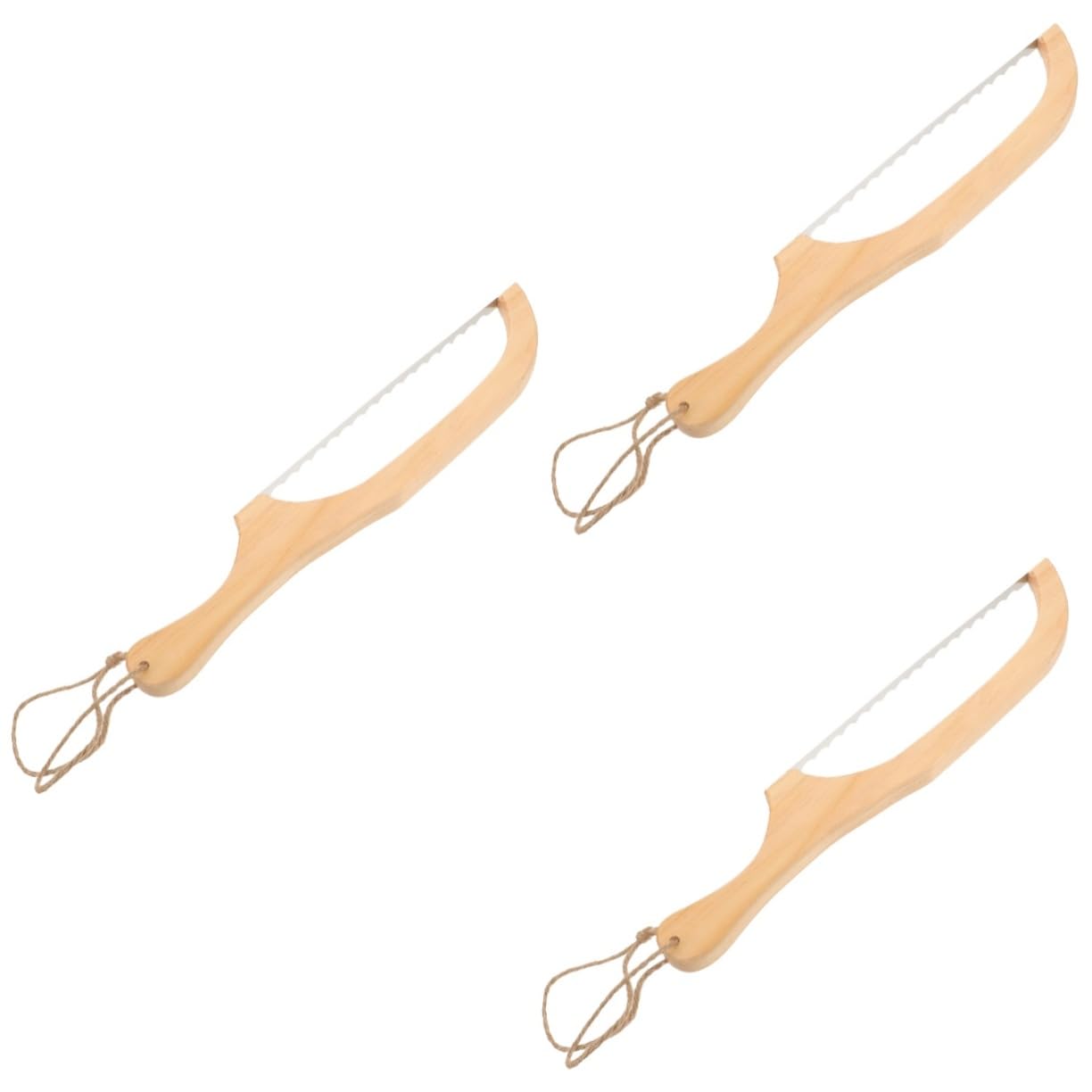3 Pièces Couteau à Acier Inoxydable Réutilisable Outil de Découpe Toast pour Cuisine pour Événements et Utilisation Quotidienne