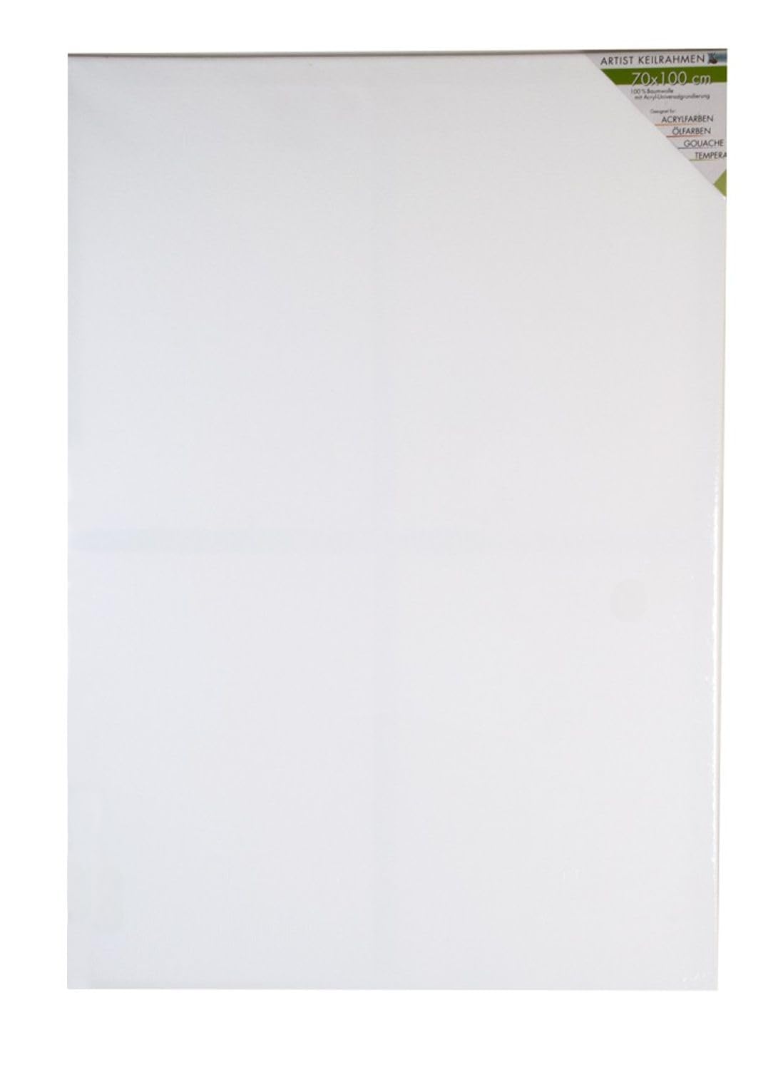 BURI Artist Keilrahmen 70x100 cm Leinwand groß Canvas Künstlerbedarf Künstler Holzrahmen Holz Malwand Künstlerleinwand Bilder malen 100% Baumwolle 380g/m² für Acrylfarben Ölfarben Gouache und Tempera