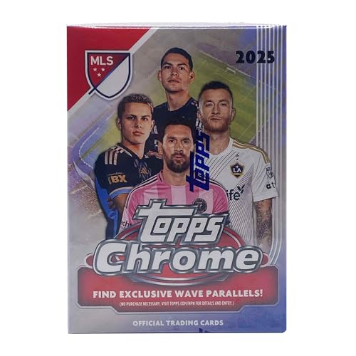 Topps Chrome MLS 2025 Value Box Fussball Soccer & Card Up Sleeve