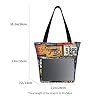 kkvhhyuo License Plate Print Tote Bag, Large Shoulder Bag Handbag with Zipper Cross Body Bag Women for Work Shopping Gym and Everyday Carry #5