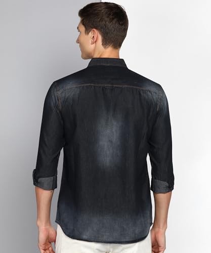 Image of Kuons Avenue Men's Denim Casual Shirt | Denim Shirt for Men