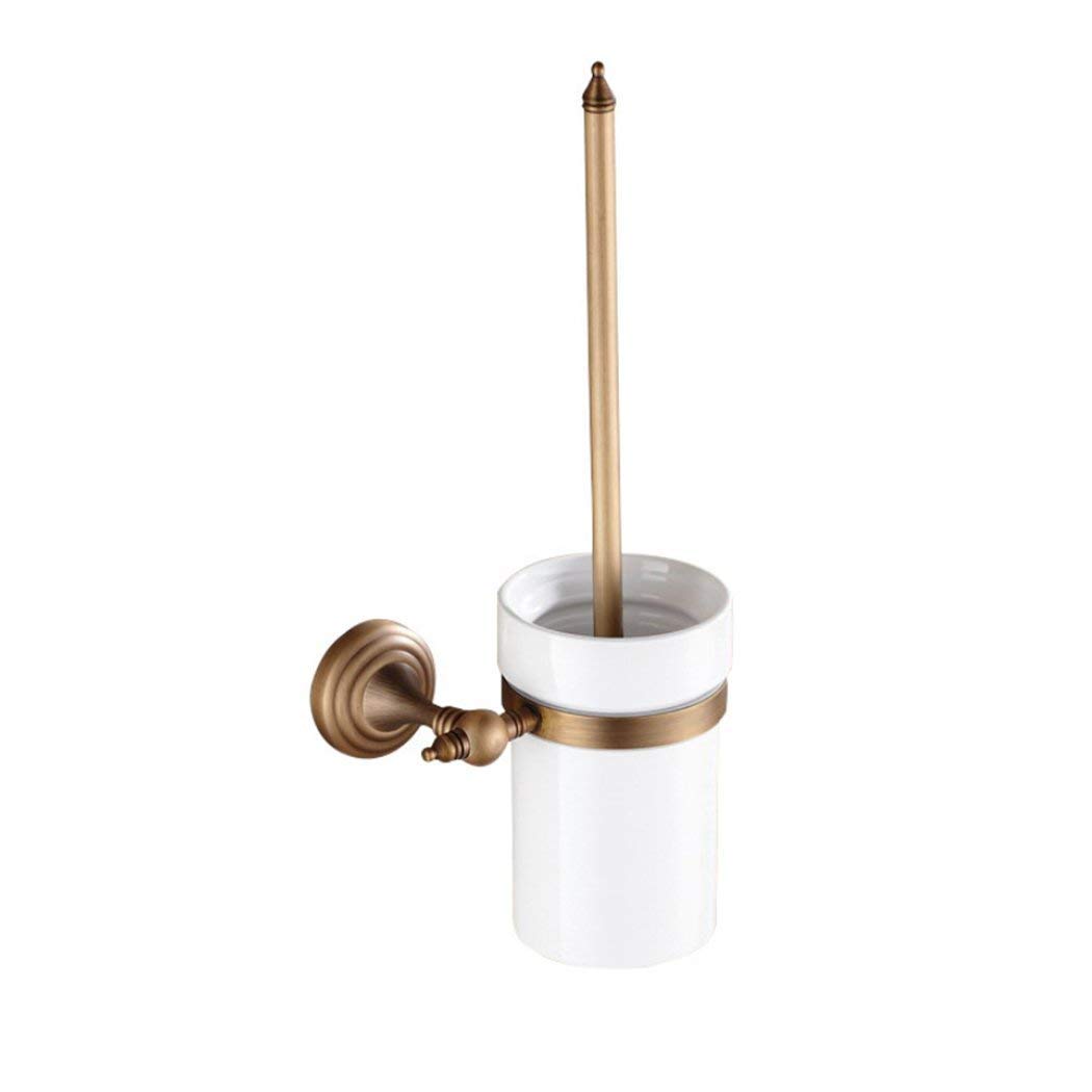 Brosse de toilette rétro en cuivre massif GZZ pour une salle de bain chic