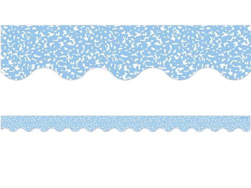 Bordure festonnée bleue Teacher Created Resources TCR9313 pour affichage