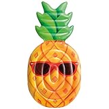 Colchoneta hinchable INTEX con forma de piña, medidas 216x107x23 cm