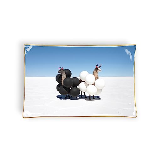 Galison Gray Malin Llamas Porcelain Tray