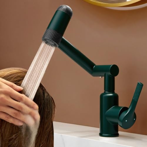 Robinet de cuisine pivotant 360 pliable avec 4 modes de jet - 6