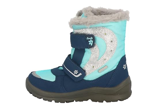 Lurchi 63L1073008, Botas para Nieve, Aqua-Navy, 35 EU Ancho
