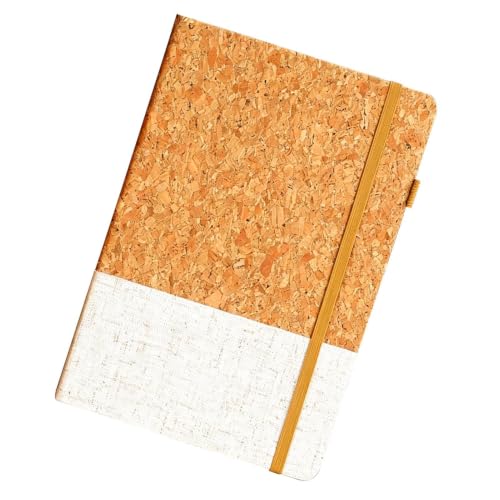 Cuaderno escolar de corcho con cierre elástico para evitar pérdidas
