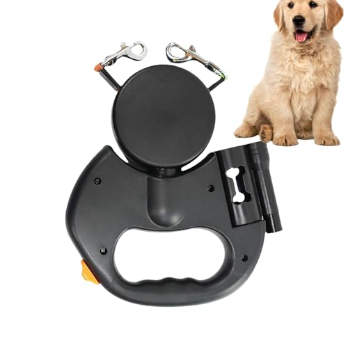 Corde rétractable pour animaux de compagnie avec système double pour simplifier vos sorties - 8