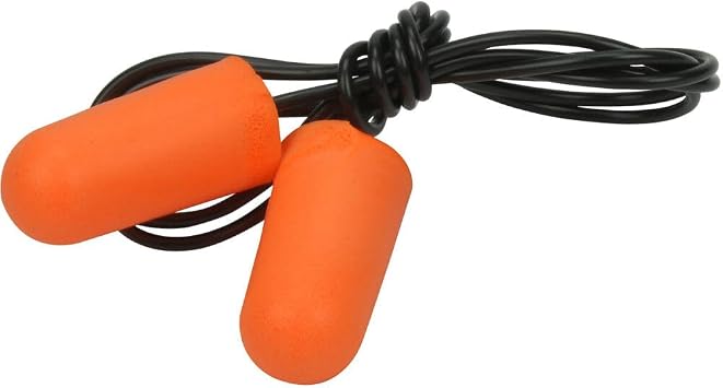 Protective Industrial Products Ear Plug Mega Bullet Orange Disposable Soft Pu Foam Corded