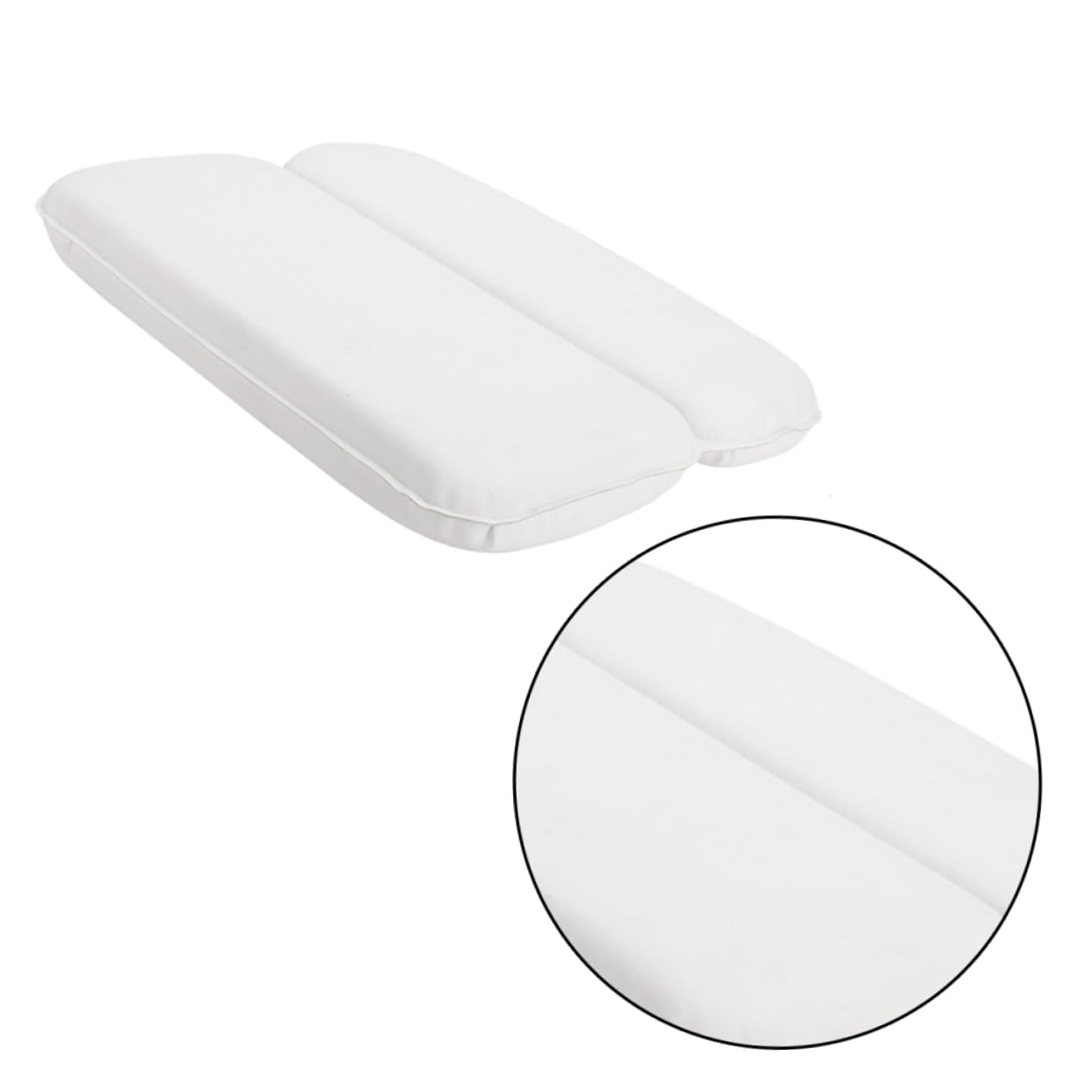 LABRIMP Cuscino Bagno in PU con Ventose Supporto Cervicale Ergonomico per e Spa Antiscivolo e Traspirante