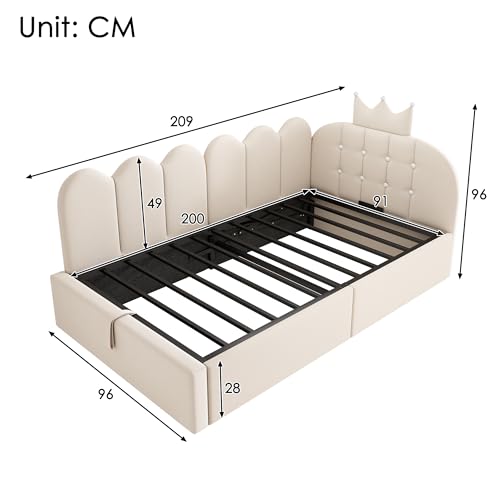 Sofá cama con celosía de corona para transformar tu estudio en cuarto de invitados 3