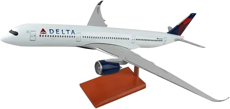 Airbus 350-900 Delta Airlines Desktop Display Airplane Model Scale 1/100