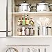 2 Pack Rectangle Clear Lazy Susan for Refrigerator,12″x10″ Acrylic Lazy Susan Turntable for Cabinet,Fridge and Pantry,Spinning Condiment Organizer for Jar,Medicine,Vitamin,Seasoning Rotating Storage