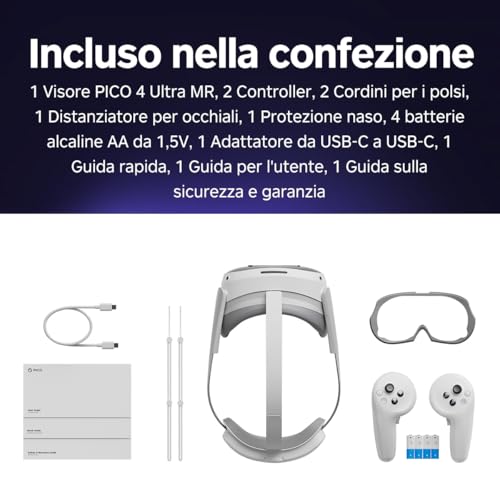 4 Ultra 256GB - Visore VR e Di Realtà Mista: Premier League Player Pass + 2 giochi GRATIS inclusi - Controller - Immagine 5
