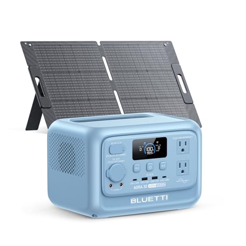 Amazon.co.jp: BLUETTI AORA 30 V2 ポータブル電源 と 100W ソーラー