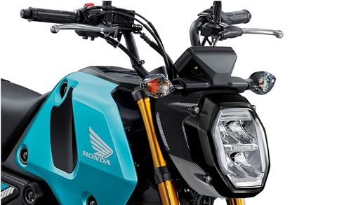 Image of Mokuo Motorcyle Fairing Parts,Front Head Cover in ABS Material Compatible with 2021-2024 Honda Grom Msx 125 SF,Carbon Fibre Color