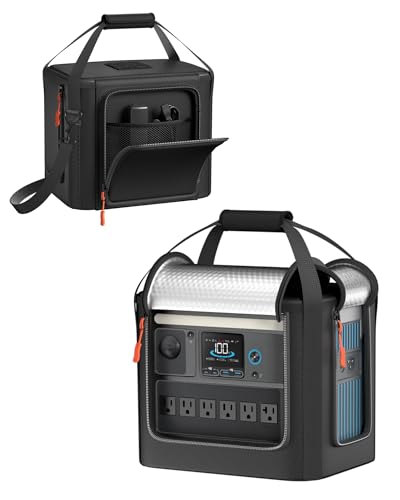 Hautton Carrying Case Compatible with Anker SOLIX C1000 Gen2/C1000/C800/C800X Plus,