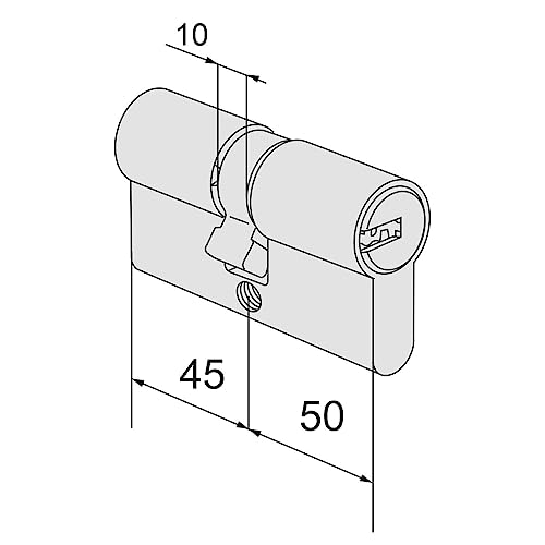 CISA 10E3013901200C5, Cilindro Europeo Asix