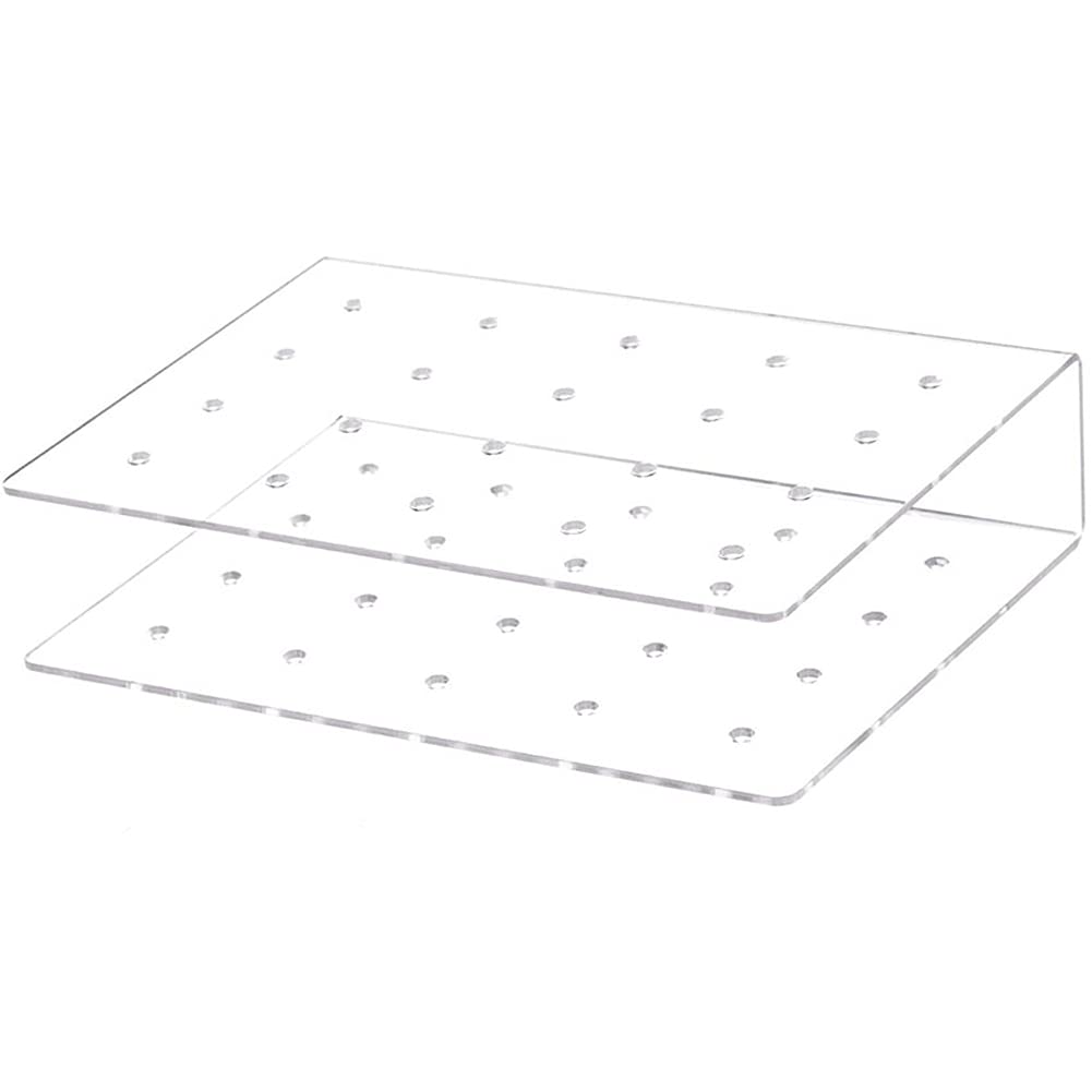 esowemsn 20 Holes Acrylic Lollipop Holder Clear Acrylic Cake Pop Stand Display for Weddings Baby Showers Birthday Party Halloween Christmas Candy Decorative