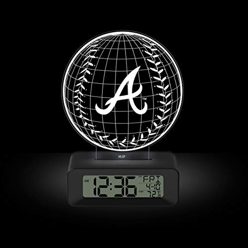 Game Time Atlanta Braves Led Clock, Officially Licensed - Color Changing Mlb 3D Illusion Baseball Acrylic #TOP10