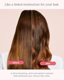 Glaze Super Gloss Color Conditioning Gloss – Cocoa Lights for Medium to Dark Brown Hair with Highlights – Rinse Out Semi-Permanent Hair Gloss that Enhances Color and Boosts Shine & Hydration