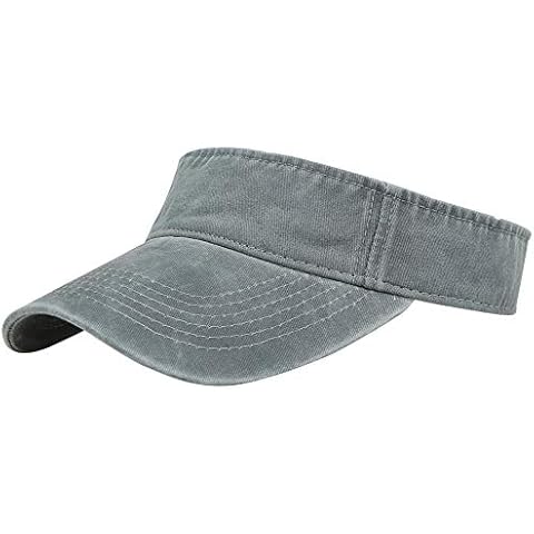 DOANNOTIUM Sport Sun Visor Hats Tie-dye Ball Caps Empty Top Baseball Sun Cap for Men Women Grey Cover