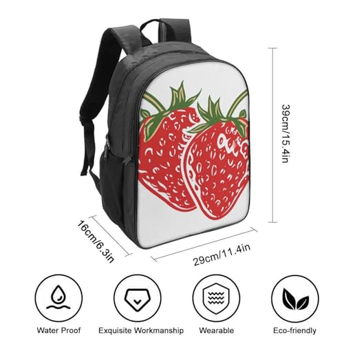 Mochila infantil Strawberries de diseño 3D para llevar la merienda al kindergarten con comodidad 2