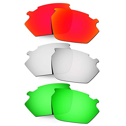 Verres de rechange Rudy Stratofly lentille solaire rouge titane vert