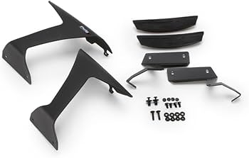 Amazon | 21858J DOWNFORCE RACE SIDE SPOILERS [MATT BLACK] ZX-6R