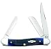 CASE XX WR Pocket Knife Navy Blue Medium Stockman Item #2801 - (6318 SS) - Length Closed: 3 5/8 Inches