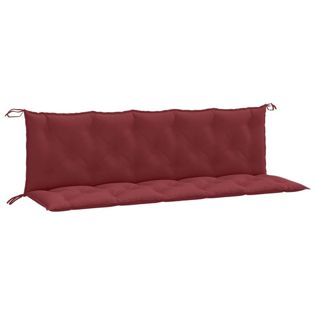 Coussins de banc de jardin 180x50 cm pour soulager l'assise rigide des banquettes