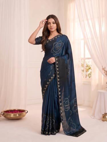 Nayanthara Trends satin silk saree – image 6