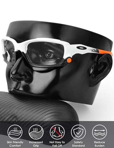 Image of BLAZERBUCK Replacement Earsocks & Bolt for Oakley Jawbone /Racing Jacket /Split Jacket Sunglasses - Black + Orange