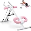 Máquina abdominal MERACH, equipo de abdominales, entrenador abdominal ajustable | Entrenador abdominal plegable para ejercicios de estómago con monitor LCD en casa, protección de rodillas y capacidad de 200 kg 2