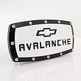 Elite Automotive Products, Inc. Billet Tow Hitch Cover for Chevy Avalanche (Black)