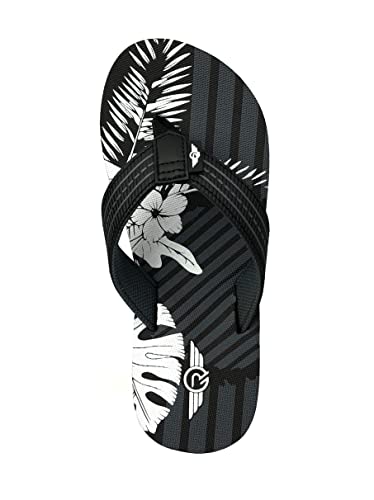 Image of REDVOLUTION New Boys' Beach Sandal TRIBAL Tattoo | Geometric Bali Flip-Flop Sandals