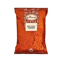 Aiva Indian Red Chili Powder | Chili Spice Powder | Ground Chili Seasoning | All Nutural | Vegan | NO Salt - 400gm 14oz