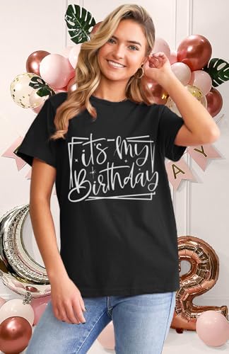 LBP Birthday Shirts for Women - It's My Birthday T-Shirt, Crew Shirt, Happy Birthday Tee Tops2