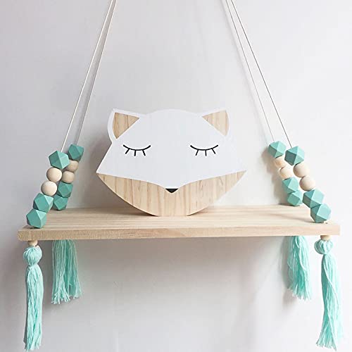 Gongcheng Houten wandplank, hanger voor aan de muur, voor kinderen en baby's, Scandinavische stijl - Afbeelding 5