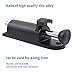 MY MIRONEY Spring Loaded Sliding Door Lock Black Patio Door Lock Heavy Duty Door Security Slide Latch Zinc Alloy Foot Operated Kick Lock for Slide Glass Door